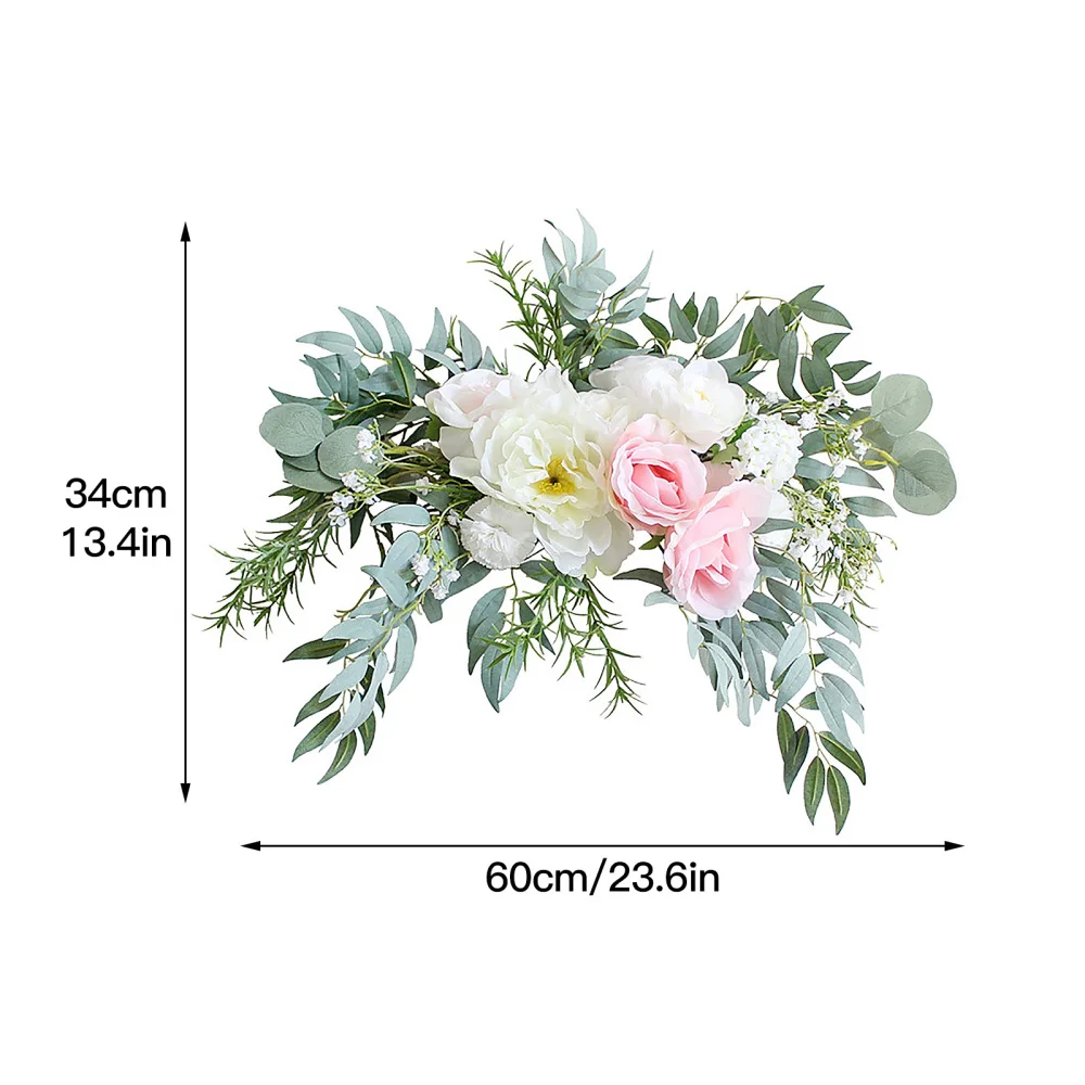 Искусственные пионы цветочные лоскуты Настенный декор искусственная гирлянда