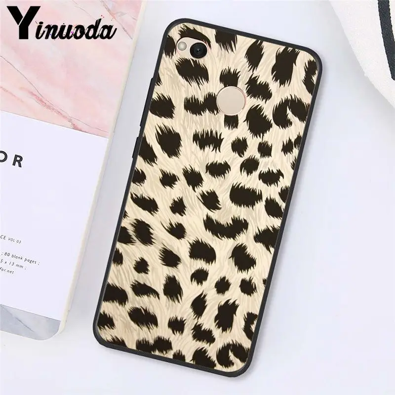 Yinuoda модные с животными Леопардовый принт чехол для телефона для Xiaomi mi5 6 A1 A2 Lite Mi9 9SE mi8lite 8explorer Pocophone F1
