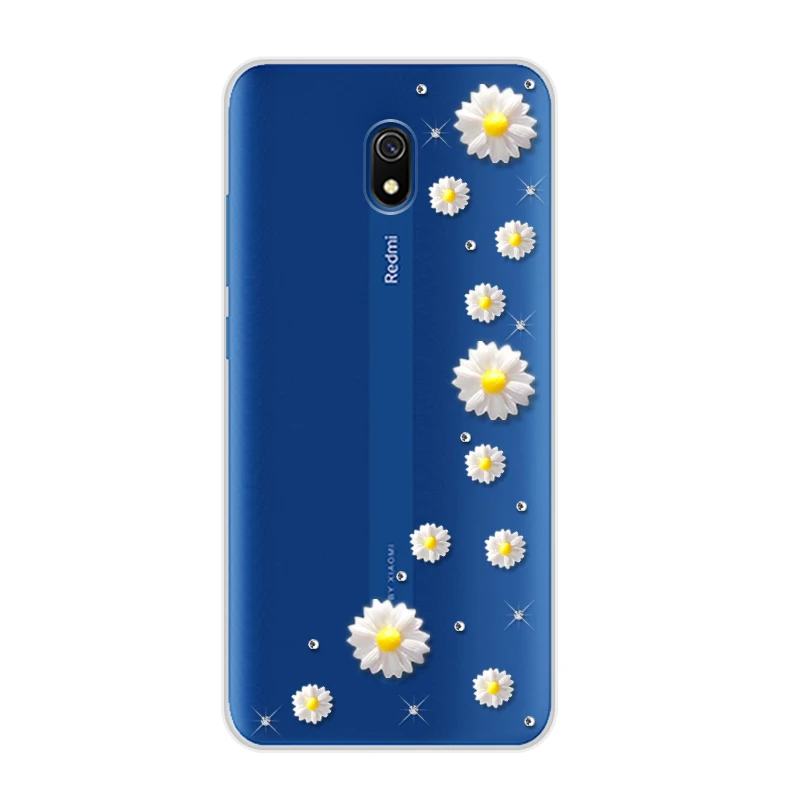 

Case For Xiaomi Redmi 8a Cases Rhinestone Luxury Tpu Back Covers On Redmi 8a 8 a Glitter Bumper Redmi8a Phone Shell Bag Coques