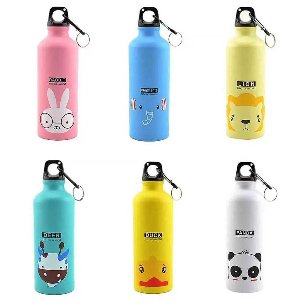 Симпатичный современный дизайн 500 мл милые животные для улицы портативная