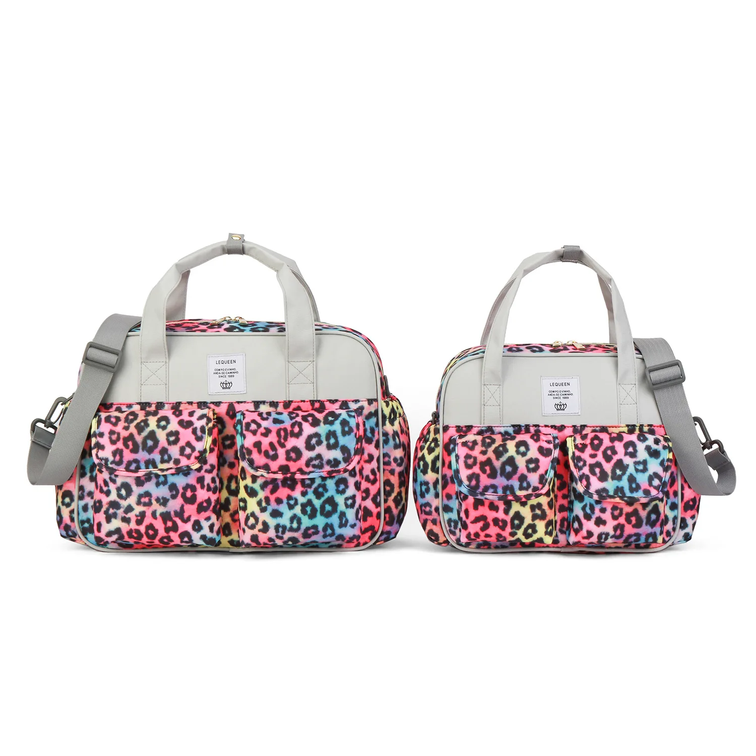 

2Pcs Baby Messenger Bags For Mothers Nappy Maternity Diaper Mommy Bag Storage Organizer Changing Carriage Baby Care Travel Bag