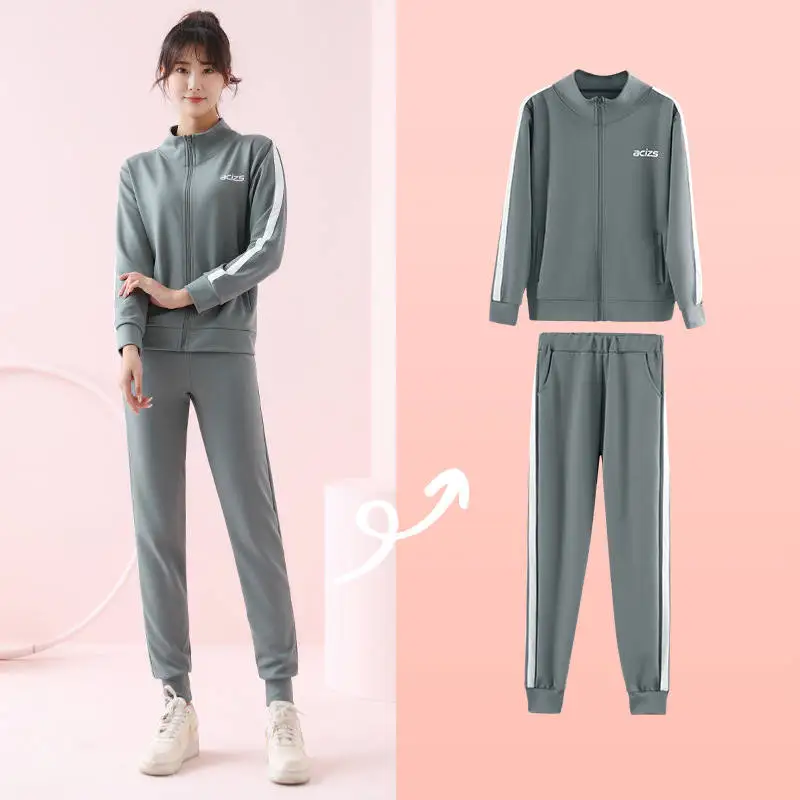 Женские костюмы для занятий фитнесом топ + штаны тренировок и в спортзале спорт