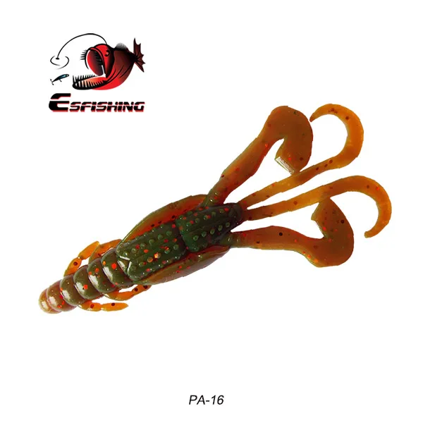 Esfishing приманки для рыбалки Мягкие приманки огромные щупальца Craw 6 шт. 90 мм 6,2 г поток морской рыбалки озеро Iscas снасти - Цвет: PA16