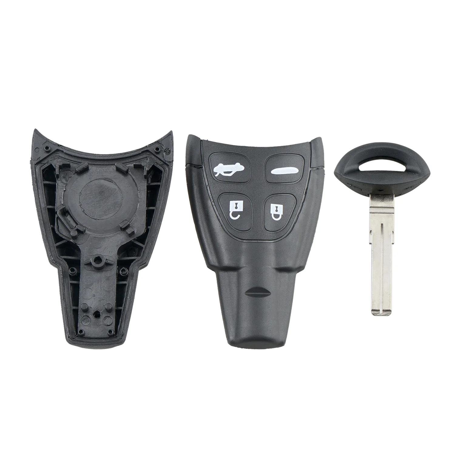 4 кнопки дистанционного ключа оболочки FOB чехол для SAAB 9-3 93 2003-2007 автомобиля Fob Fix