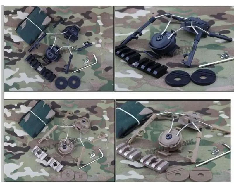 Новый набор для Comtac военный шлем адаптер Peltor гарнитура руля рейка Z046|Шлемы| |
