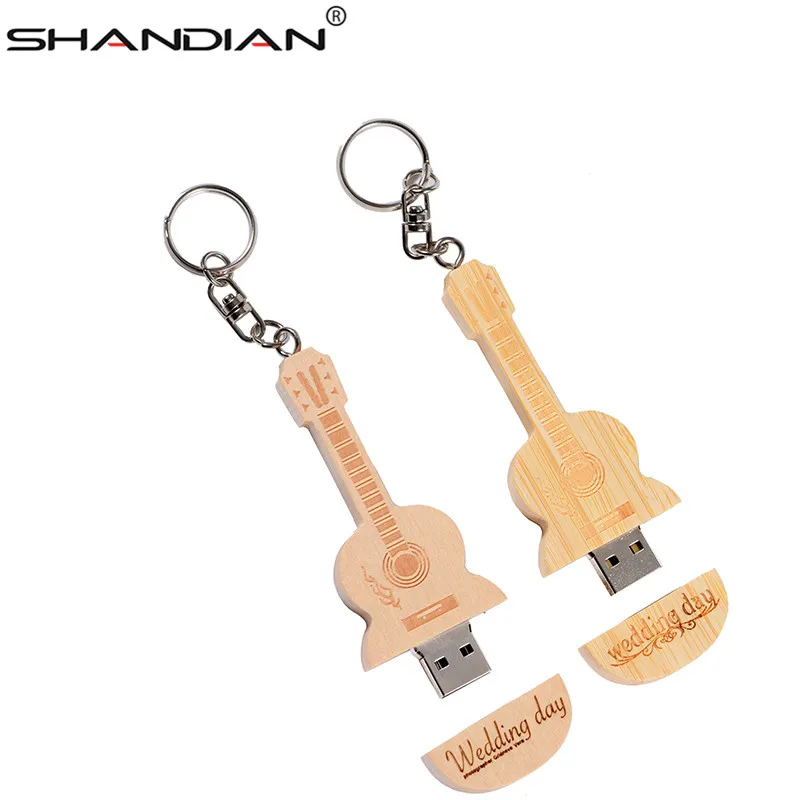 Usb флеш накопитель SHANDIAN логотип на заказ Деревянный 4 ГБ 16 32 64 Подарочный