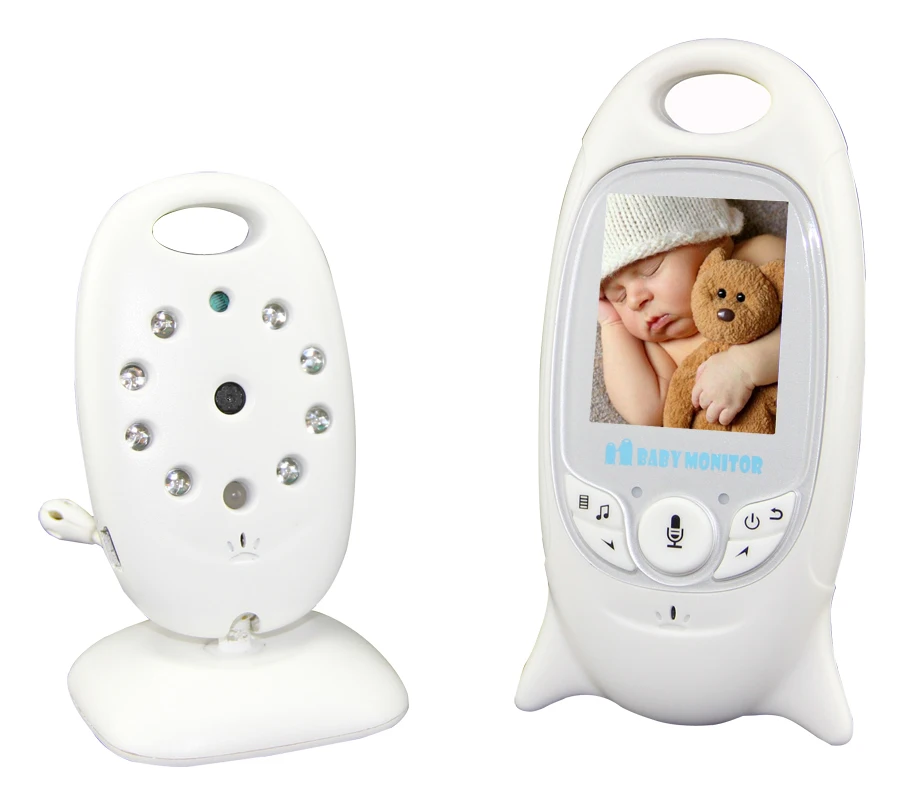 

VB601 2.4Ghz Video Baby Monitors Wireless 2.0 Inch LCD Screen 2 Way Talk IR Night Vision Temperature Security Camera 8 Lullabies