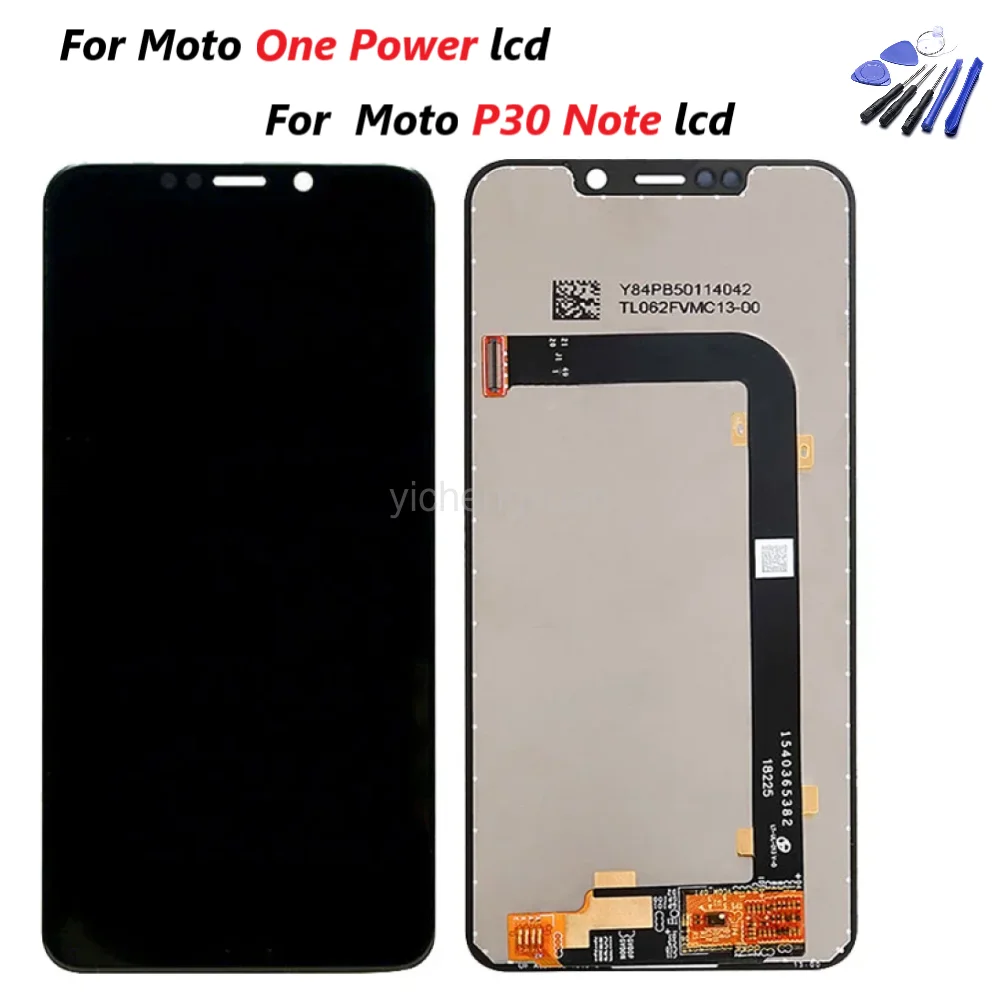 6 2 &quotоригинальный для Motorola Moto One Power LCD XT1942-1 дисплей сенсорный экран P30 aaa Качество |