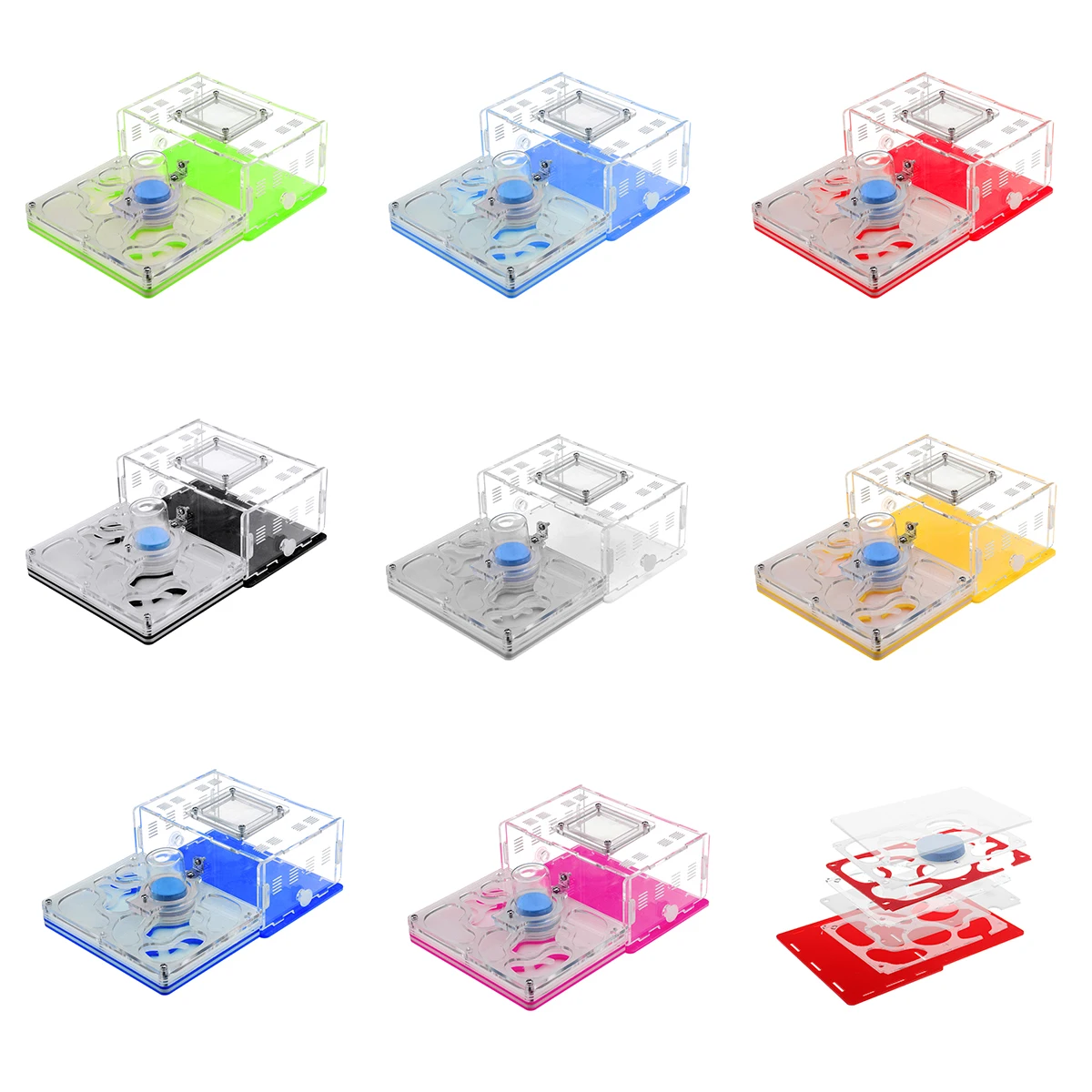 DIY муравейника муравьев Игрушка развивающая Формикарий Акрил насекомых