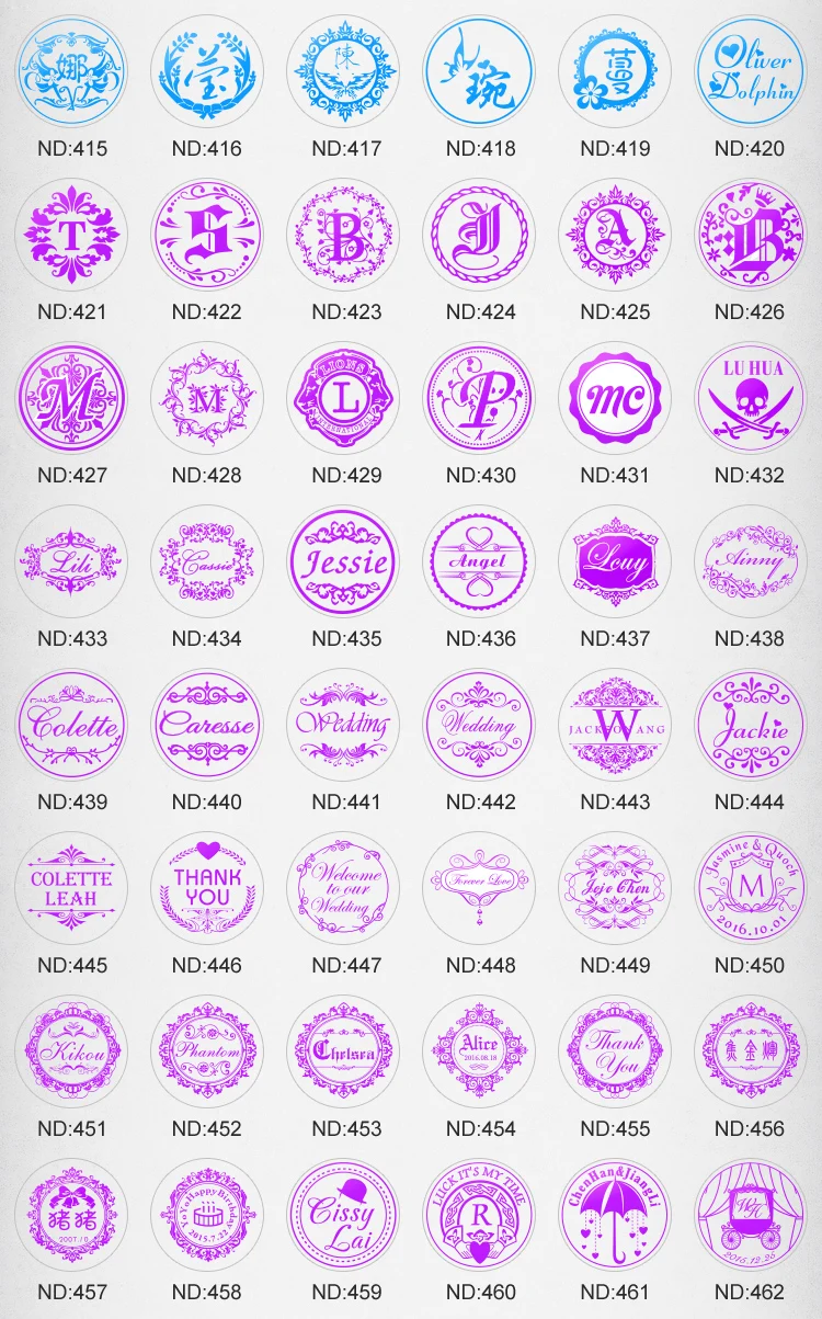 Печать для тиснения на заказ без держателя персонализированная печать букв