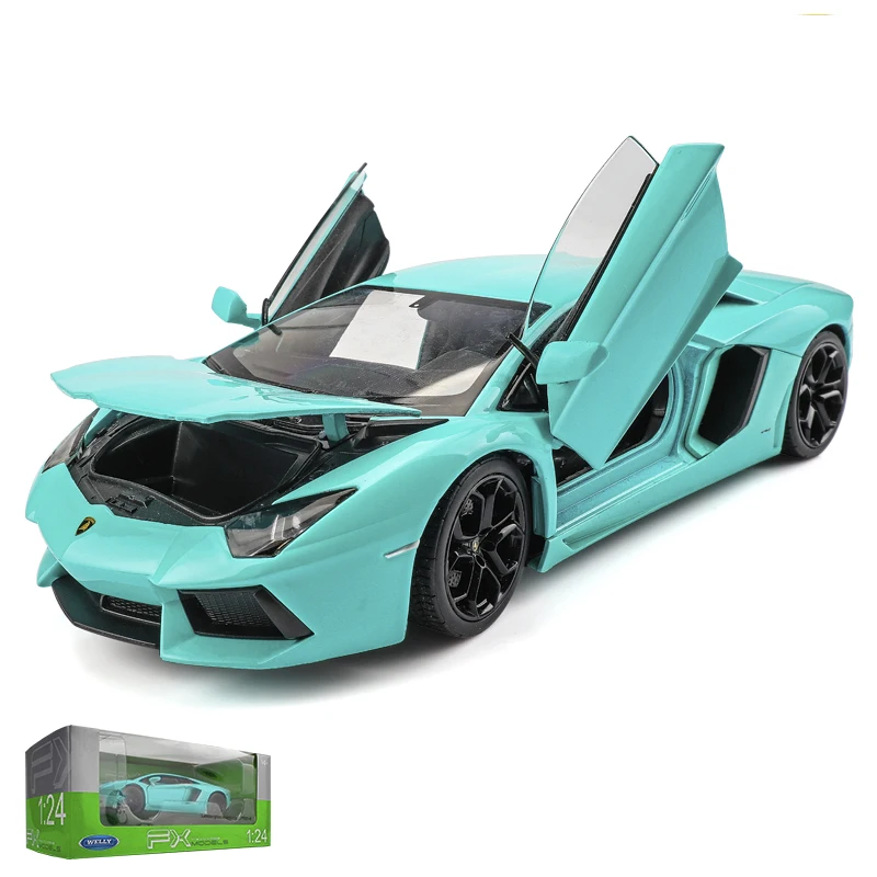 

1:24 Simulation Alloy Car Model Boy Birthday Gift Supercar Art Collection Indoor Static Decoration Ornaments Toys for Boys