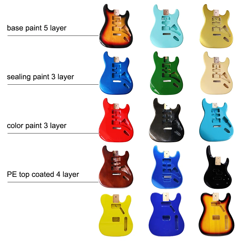 metallic blau elektrische gitarre körper gitarre körper strat st körper gute pappel holz st gitarre körper gitarre barrel free glo