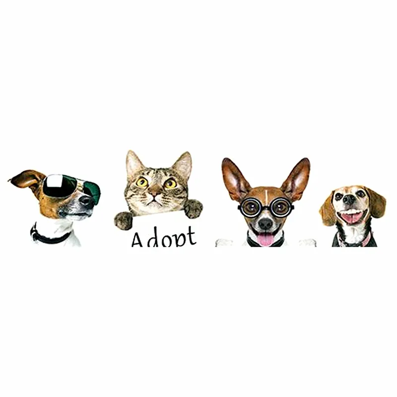 

Patch DIY Animal Patches Iron Ons Dog Cat Stickers for Clothes Heat Tranfer Clothing Accessories Pattern Free Shipping