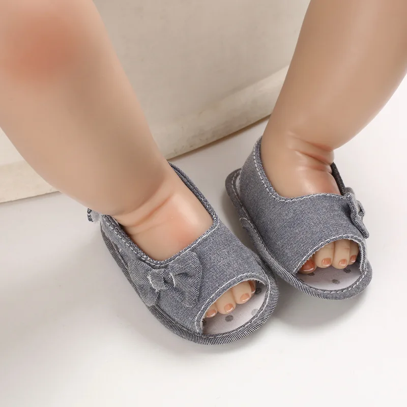 Обувь для новорожденных девочек 0-18 месяцев летние сандалии нескользящая обувь