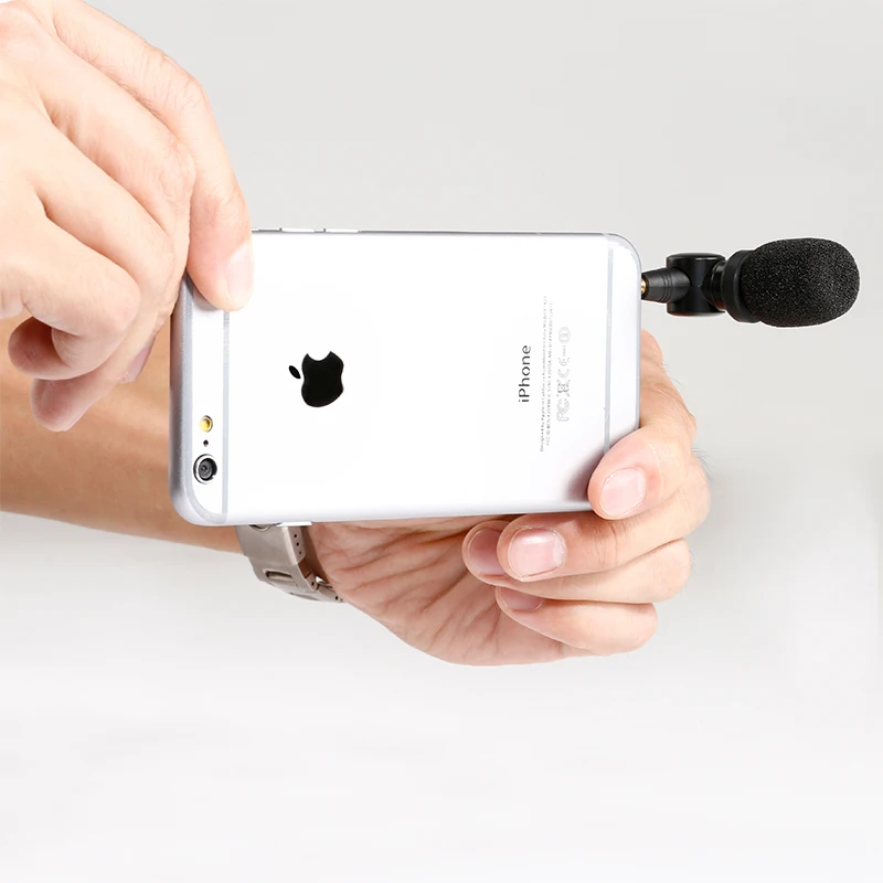 Компактный направленный мини микрофон Saramonic iMic для смартфонов Apple iPhone 7s 6s 7 6 Plus