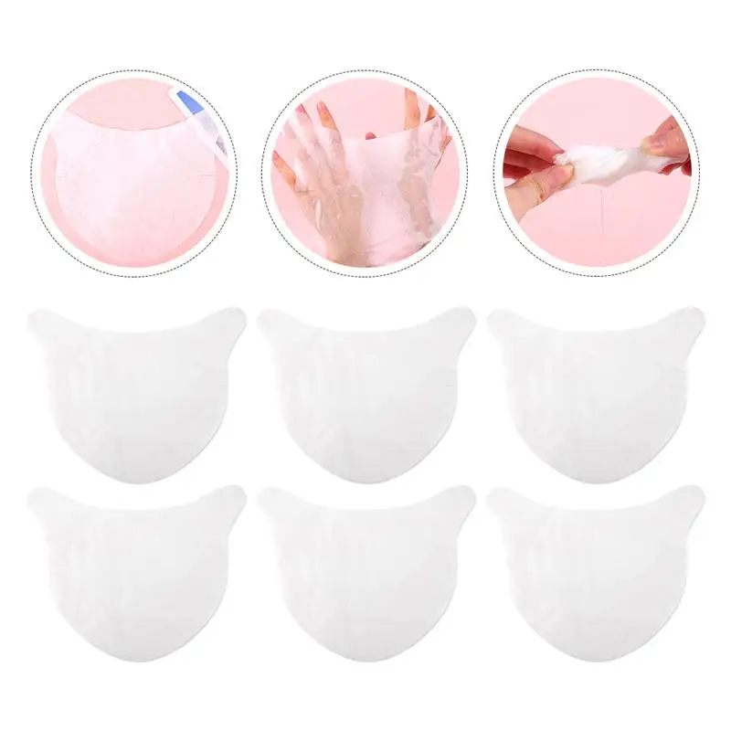 

100PCS Disposal Practical Neck Mask Paper Neck Covering Paper Neck Mask Sheets for Lady