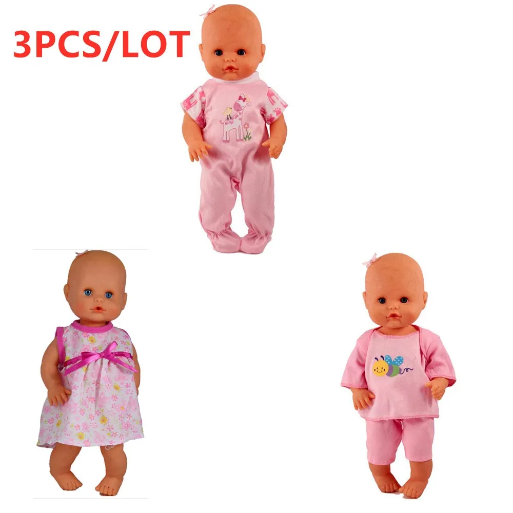 3 шт./лот 35 см Nenuco Кукла Одежда и аксессуары Nenuco Ropa y su Hermanita оригинальные комбинезоны/платья/костюмы для куклы 13 дюймов