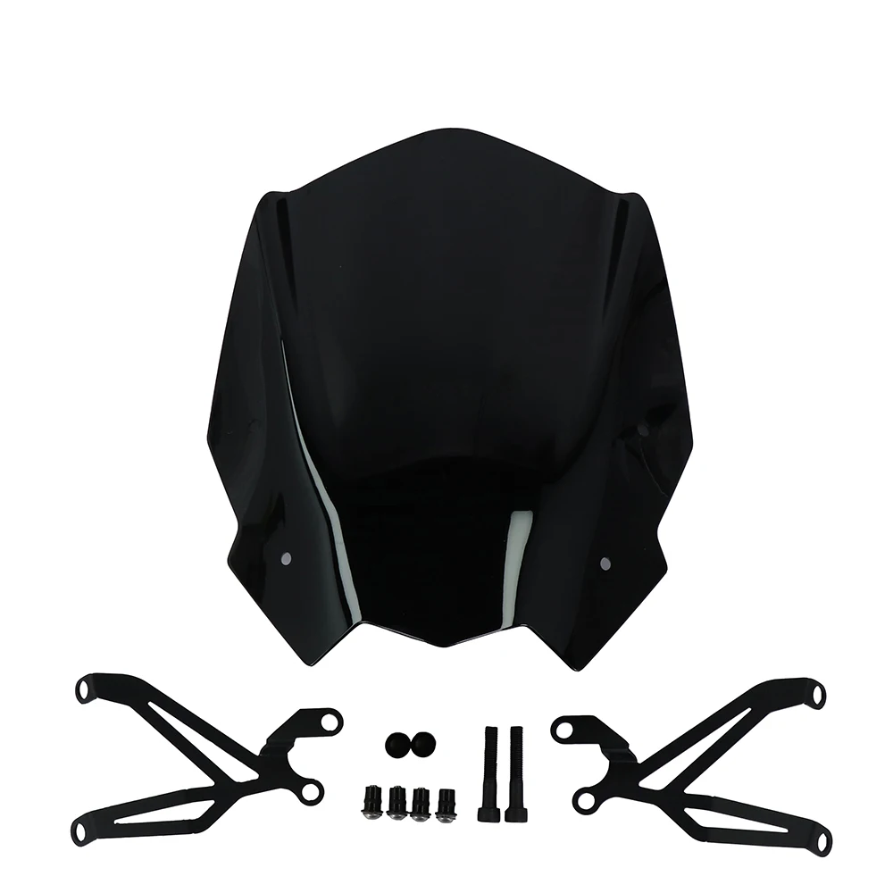

For G310R G 310R 2017 2018 2019 Motorcycle Windshield Windscreen with Mounting bracket High Quality ABS Plastic