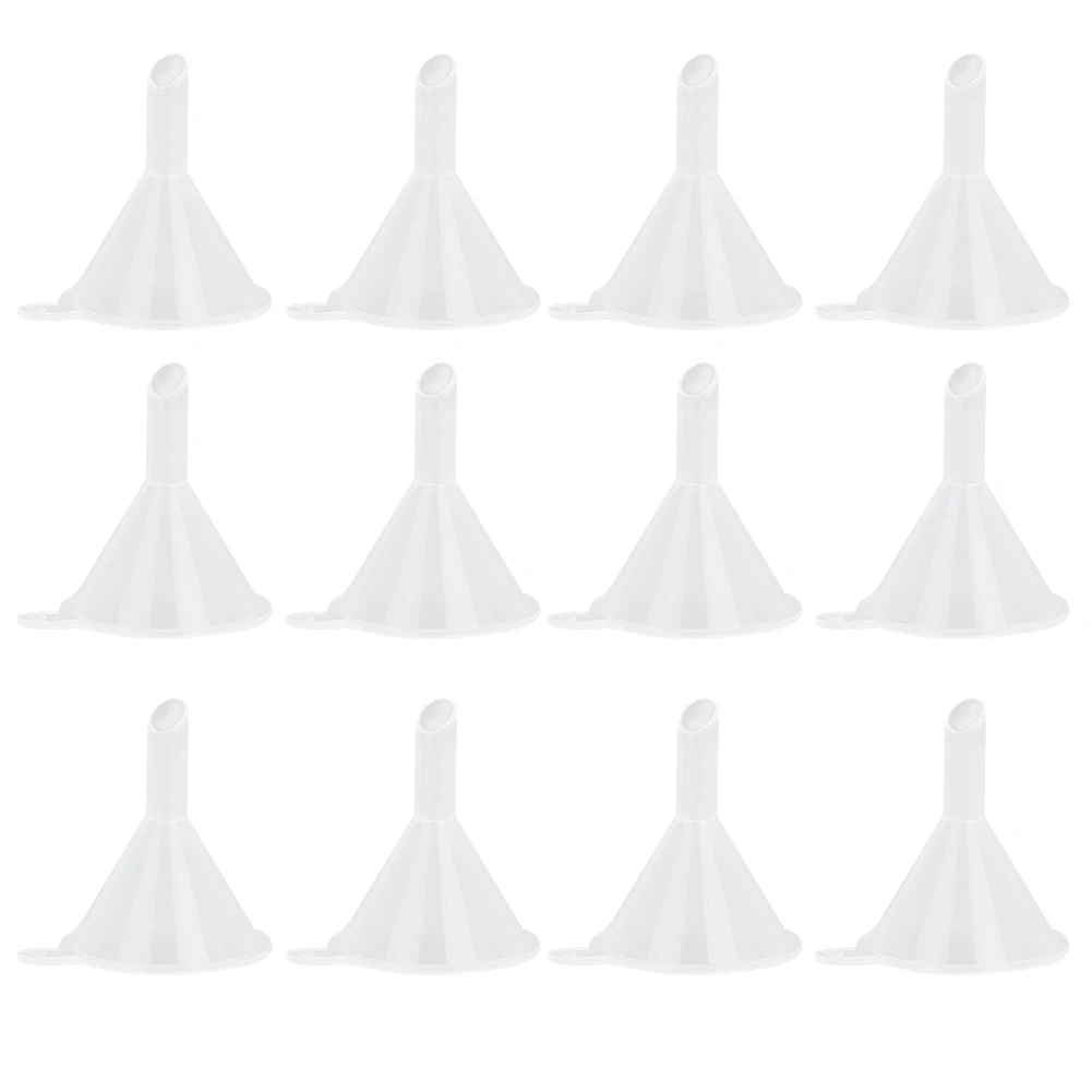 

100pcs/set Liquid Filling Auxiliary Tool PP Durable Science Laboratory Pink Transparent Essential Oils Mini Funnels Powders
