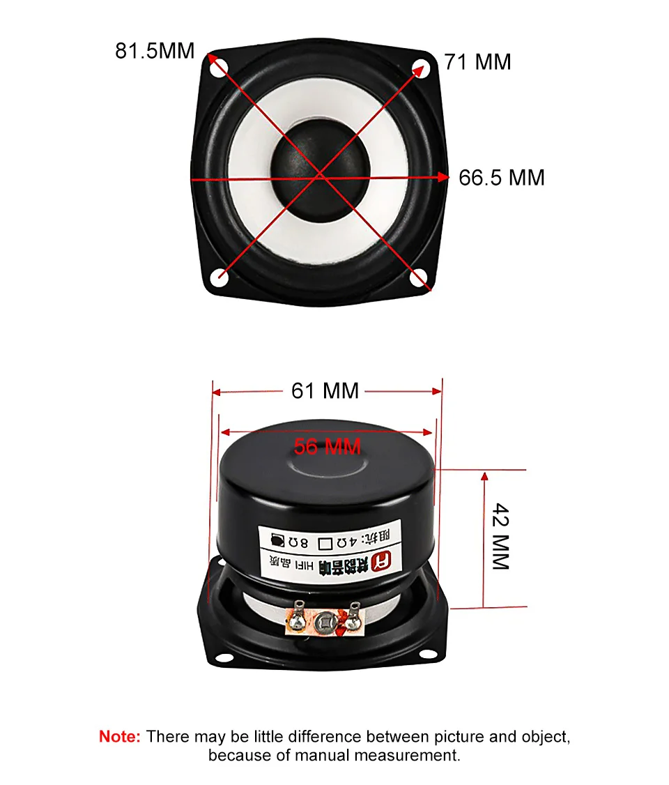 AIYIMA 2 шт. 2,5 дюймов Fever полный спектр Hifi динамик Колонка 15 Вт DIY усилитель звука динамик драйвер домашнего кинотеатра музыка громкий динамик