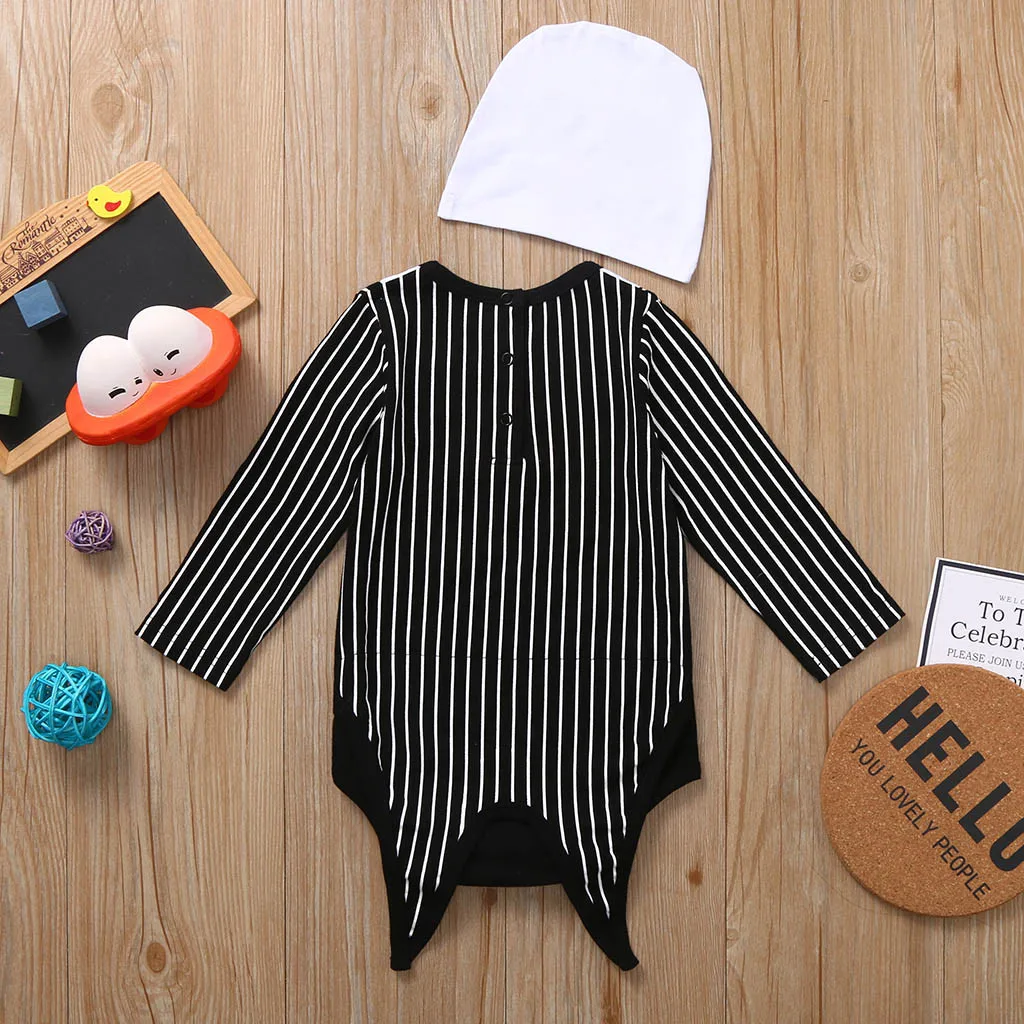 Комбинезон для новорожденных на Хэллоуин в полоску | Мать и ребенок