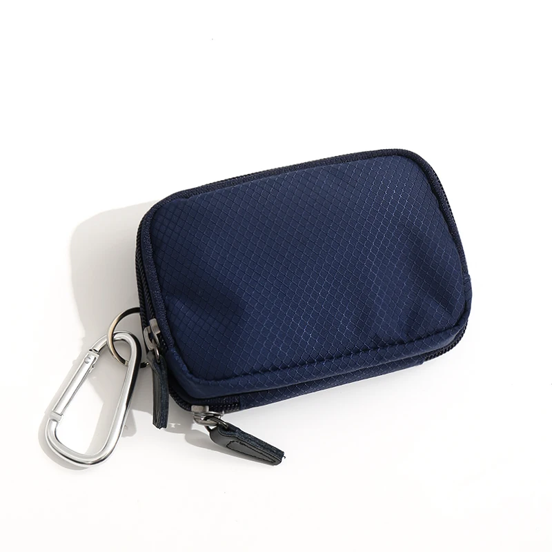 

2021ss Japanese Style Coin Purs Unisex Nylon Card Case Waterproof Housekeeper Key Case For Man Small Wallet Car Key Bag