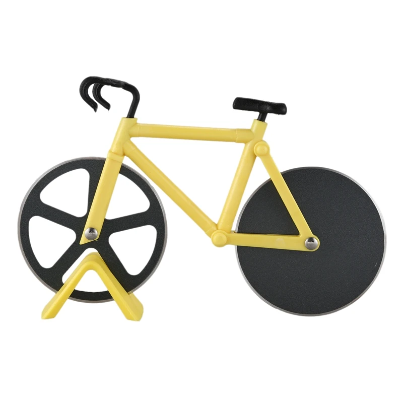 Велосипед резак для пиццы колеса из нержавеющей стали пластиковый велосипед