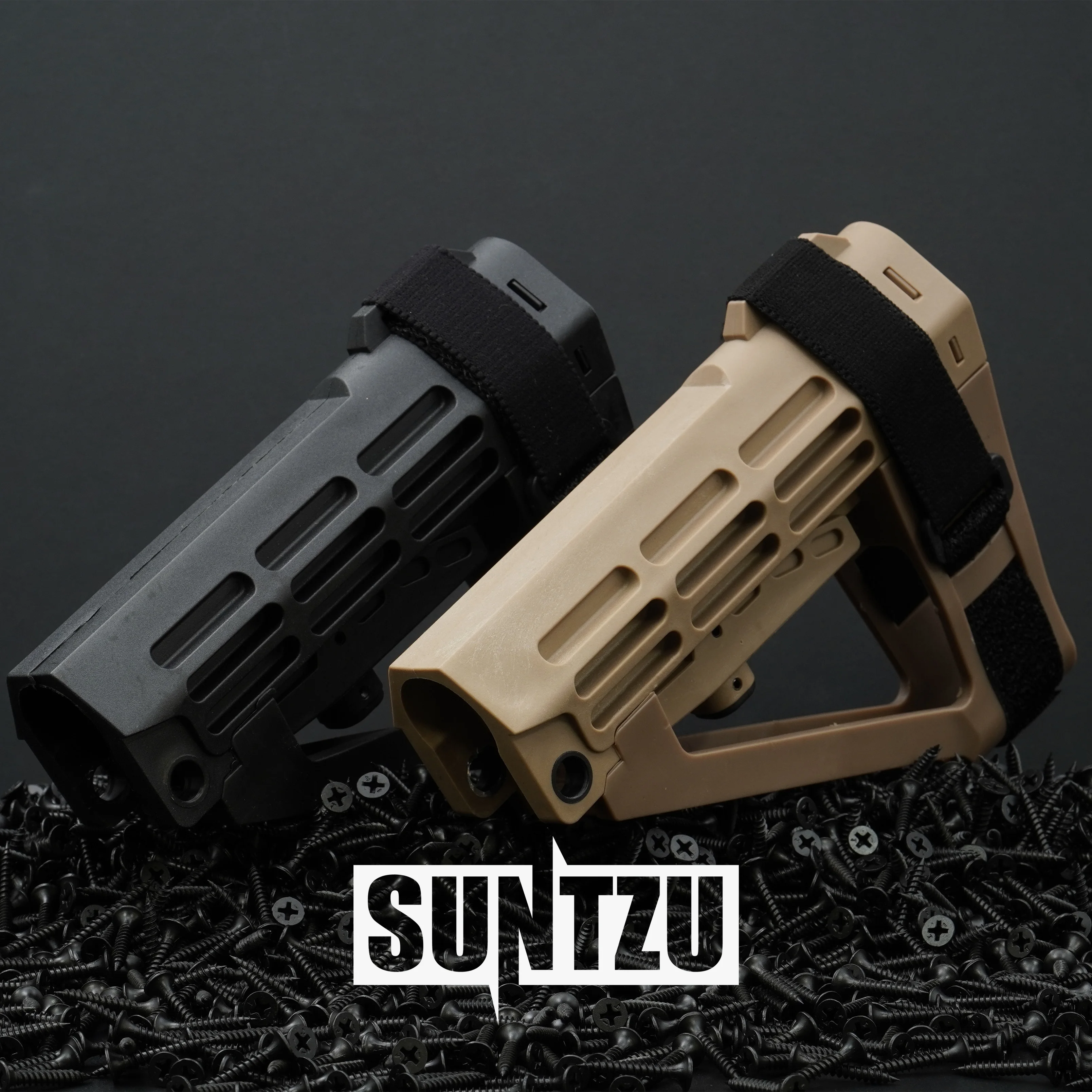 

Tactical Nylon Stock Upgraded Airsoft Accessories For Jinming9 M4 HK416 fitting AR DIY Parts