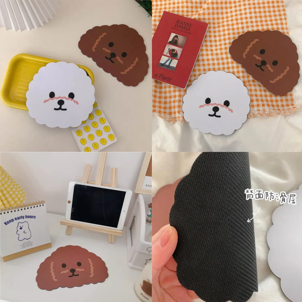 1 шт. корейский домашний Ins простой мультяшный Тедди щенок коврик для мыши