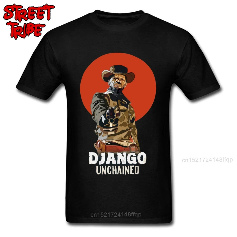 Последние мужские топы футболки DJANGO UNCHAINED футболка для мужчин Western Action Movies