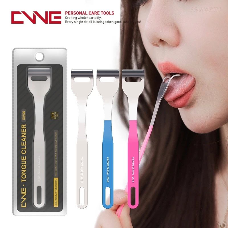 

Useful Tongue Scraper Oral Tongue Cleaner Medical Mouth Brush Reusable
