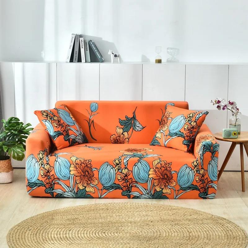 

1/2/3/4 Seater Stretch Slipcover Sectional Elastic Stretch Sofa Cover for Living Room Couch Cover L Shape Corner Armchair Cover