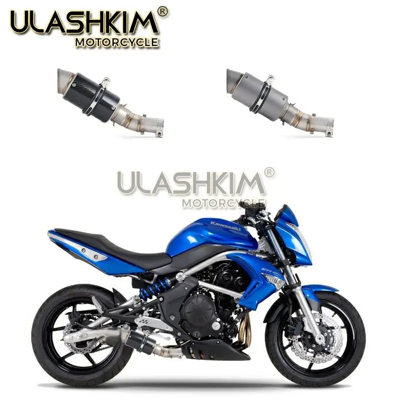ER 6N 6F глушитель для мотоцикла средняя труба полная система слипоны kawasaki ER6N ER6F