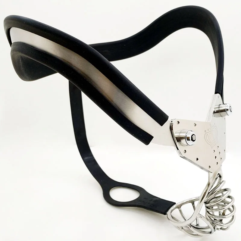 Мужской Пояс верности из нержавеющей стали регулируемый пояс с анальным