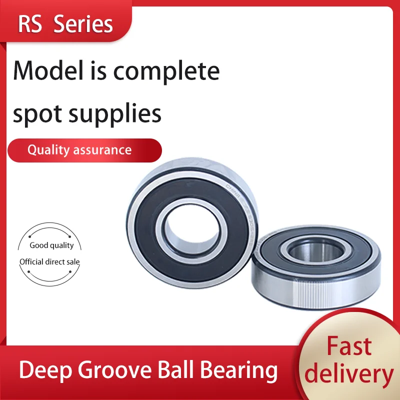 1 PC Deep Groove Ball Bearing 6206-2RS 180206฿เส้นผ่านศูนย์กลางภายใน30เส้นผ่าศูนย์กลางด้านนอก62สูง16มม.ยางฝาครอบ.