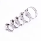 10 шт. хомут для шланга 304 нержавеющая сталь US регулируемый трубный хомут для труб газовый трубчатый крепежный инструмент