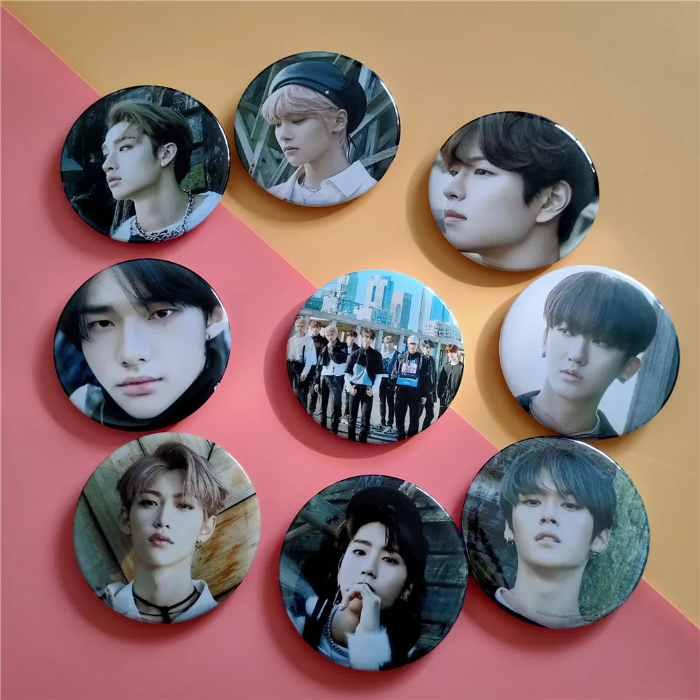 KPOP StrayKids новый альбом Cl é: брошь с рисунком на графине значок фотопечатью
