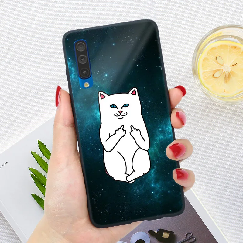 OO7 Чехол для samsung A50 A10 A20 A20e A30 A40 A70 чехол силиконовый мягкий чехол Яркий глянцевый чехол - Цвет: OO7