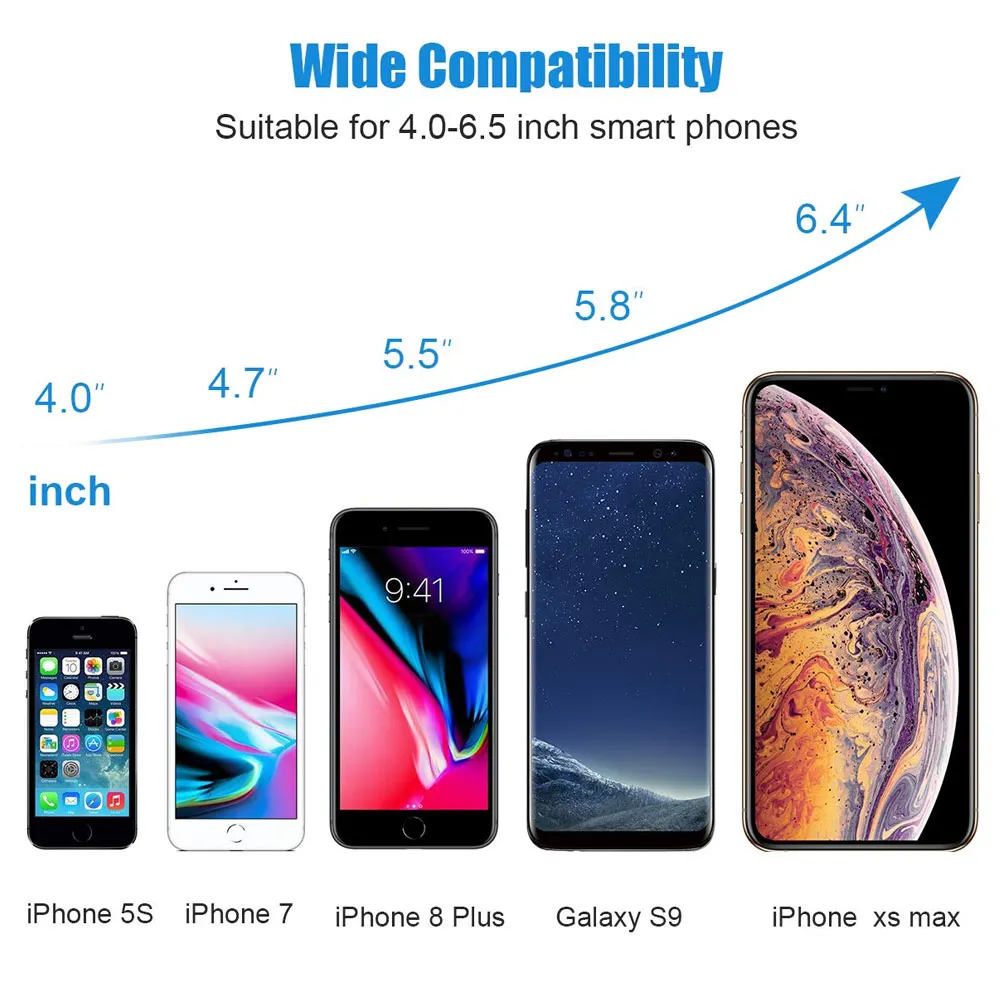 Прямая поставка Автомобильный держатель для телефона с автоматическим зажимом и