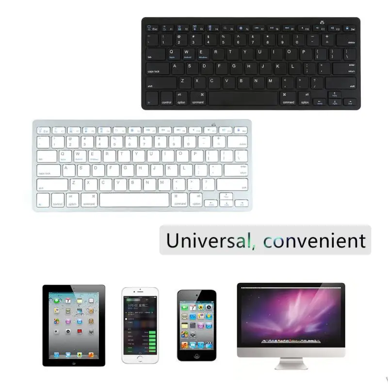 

Portable Professional Ultra-slim Wireless Keyboard Bluetooth 3.0 Keyboard Suitable For Apple For IPad Series IOS Windows System