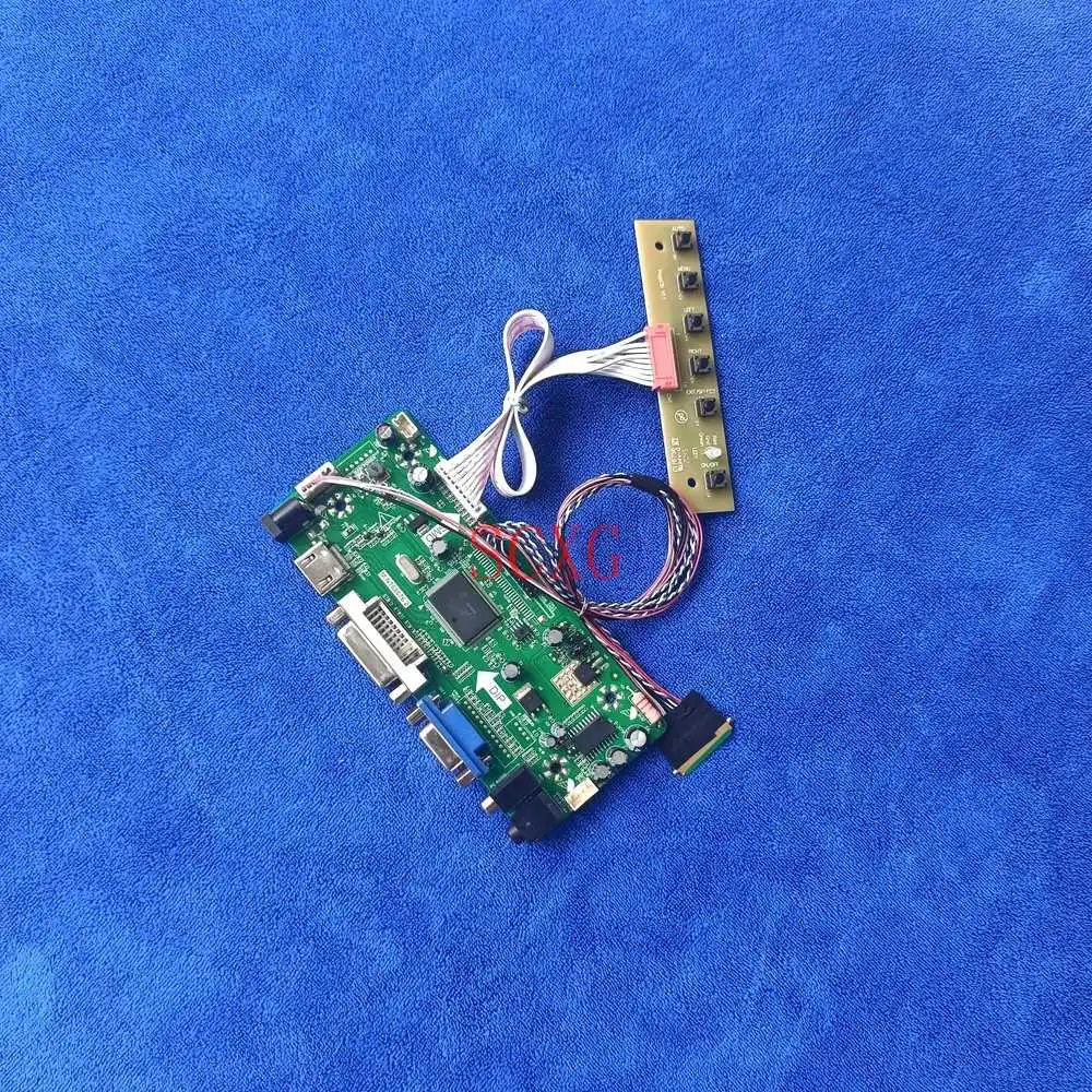 

LCD display drive board 1366*768 LVDS 40 Pin 60Hz WLED HDMI-compatible DVI VGA Fit M140NWR1/M140NWR2/NT140WHM DIY Kit M.NT68676