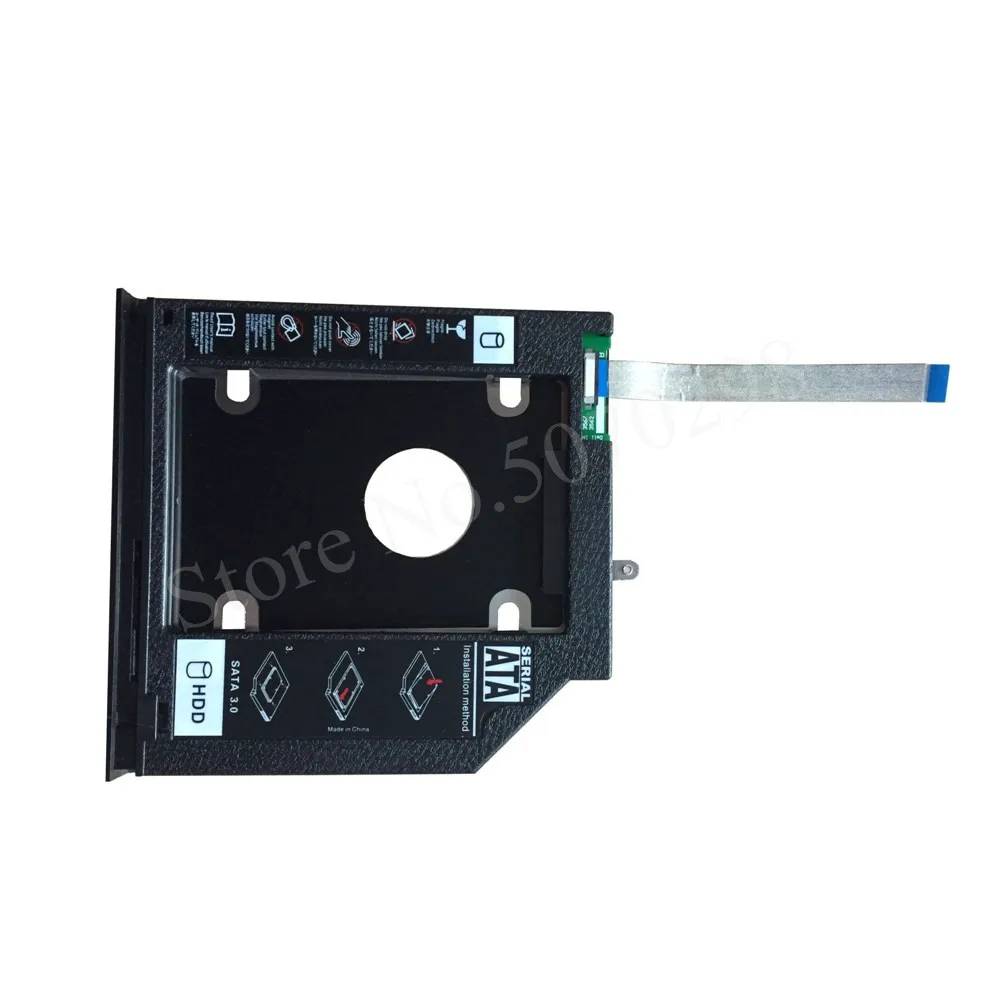 Ленточный кабельный кронштейн для 2 го жесткого диска HDD SSD оптический Caddy Dell Inspiron