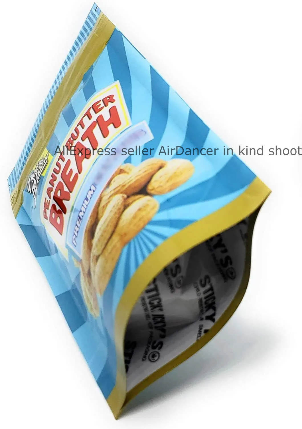 Peanut Butter Breath 7 Граммовые Миларовые Пакеты Премиумного Качества с Герметичной Запайкой, Непроницаемые Для Запаха, Пере Закрываемые Молнией, Хранение для Детей.