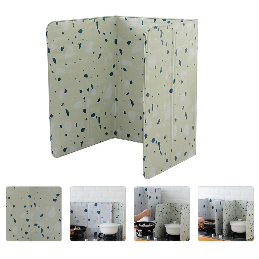 

1Pc Practical Household Cooking Bench Oil-splash Guard Baffle for Kitchen