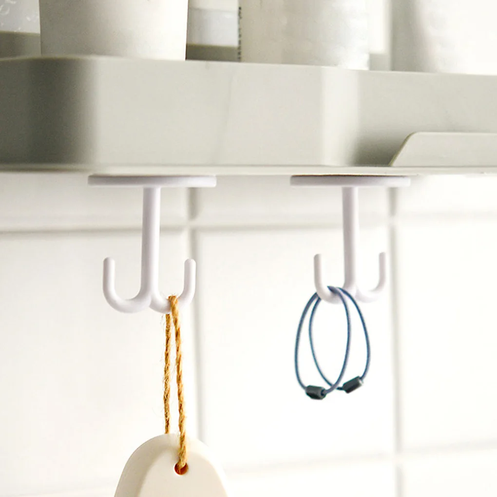 

1pc Key Towel Storage Hook Hanger Self-adhesive Traceless Hanging for Kitchen Bathroom Organizer Home Decor Key Holder