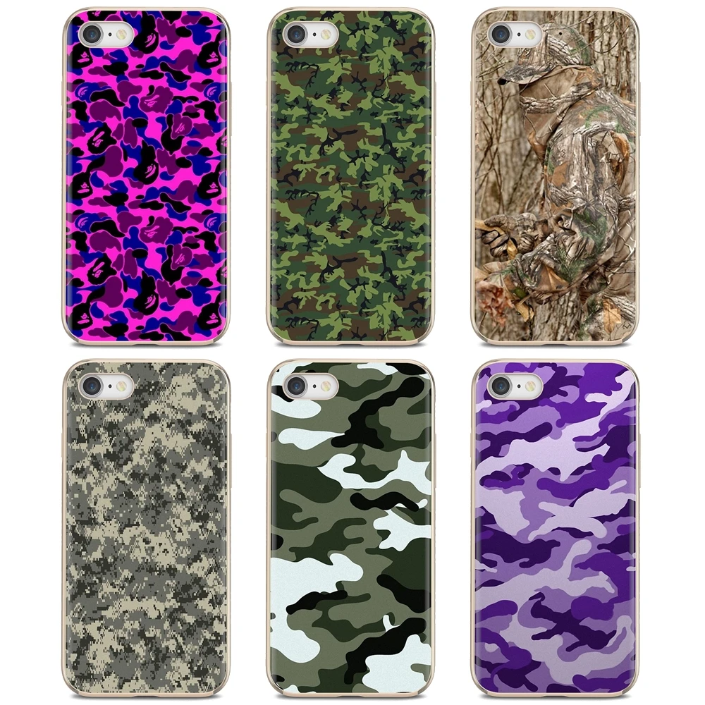 

Camouflage Hunter military Camo For iPhone iPod Touch 11 12 Pro 4 4S 5 5S SE 5C 6 6S 7 8 X XR XS Plus Max 2020 Phone Soft Cover