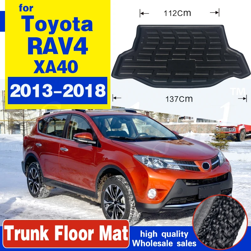 Для Toyota RAV4 2013 2014 2015 2016 2017 2018 коврик для багажника Задняя Крышка грузовой пол ковер