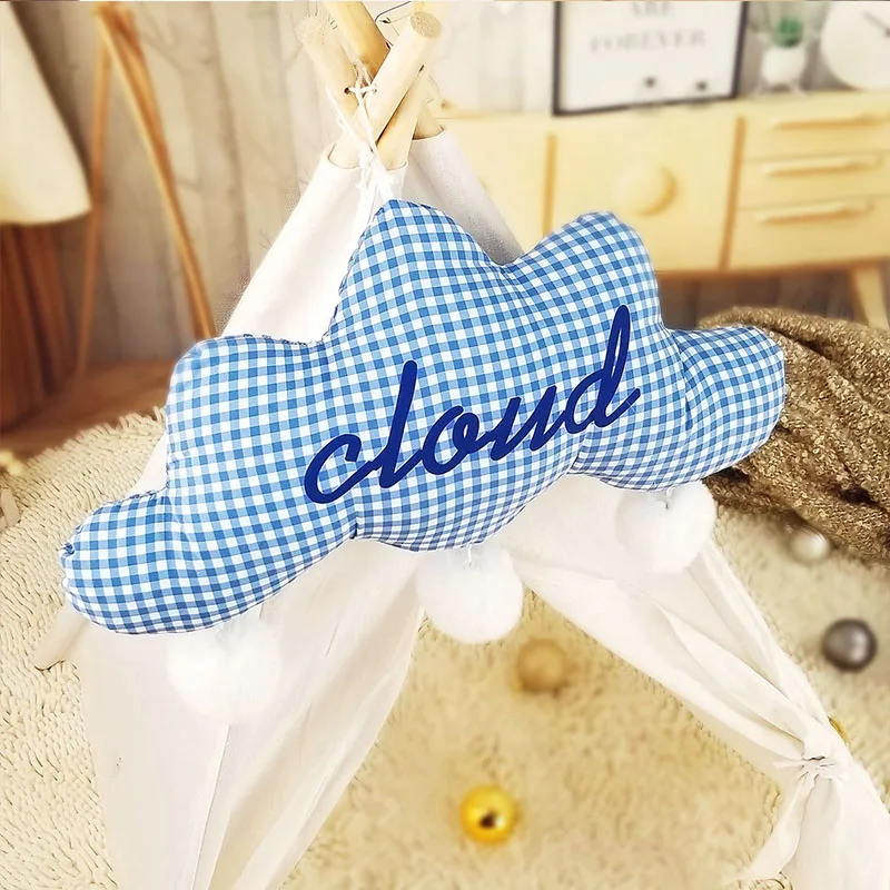INS детская комната облака Новорожденные висячие украшения кроватка кровать
