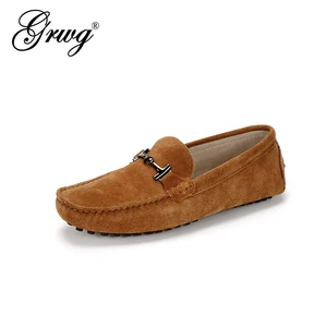 grwg brand spring summer hot sell moccasins men loafers high quality genuine leather shoes men flats lightweight driving shoes free global shipping