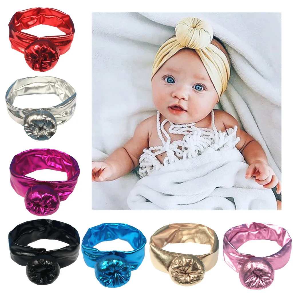 Girls Baby Toddler Turban Knot Headband Hair Band Headwear Children Bithday Gifts Accessories New Round Ball Kids | Мать и ребенок